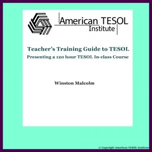 Teacher's Training Guide to TESOL Available on Amazon.com Teacher's Training Guide to TESOL Available on Amazon.com