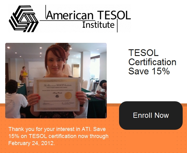 American TESOL Certification
