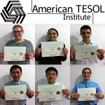 american tesol graduates holding certificates