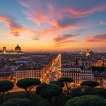 Rome at sunset