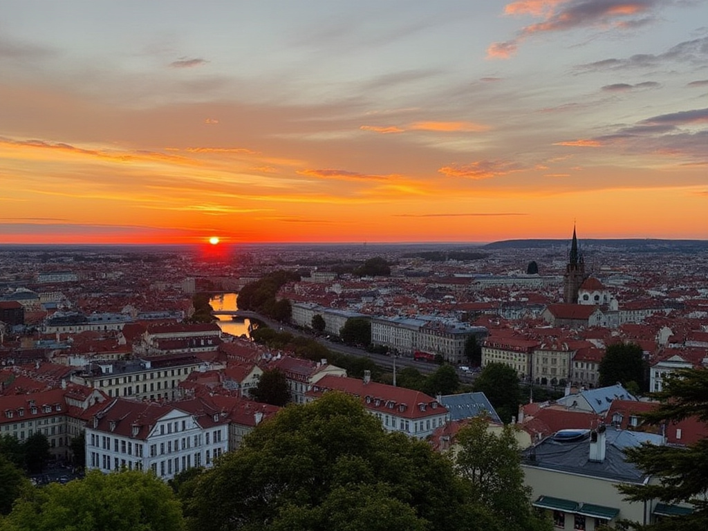 Prague at Sunrise