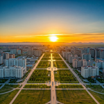 Ulaanbaatar at sunrise