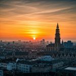 Antwerp at sunrise