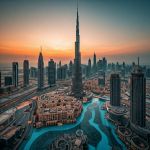 dubai at sunrise