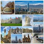 Landscapes of the country Chile