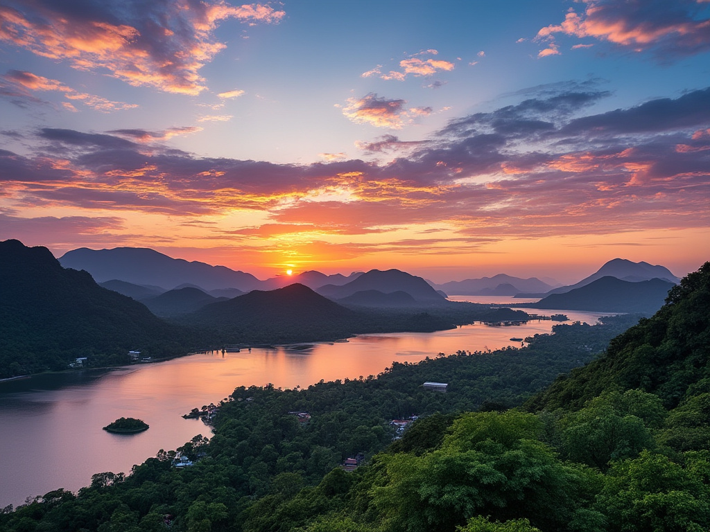 Sunrise in Brunei