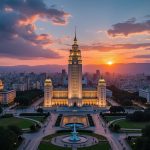 Buenos Aires at sunset