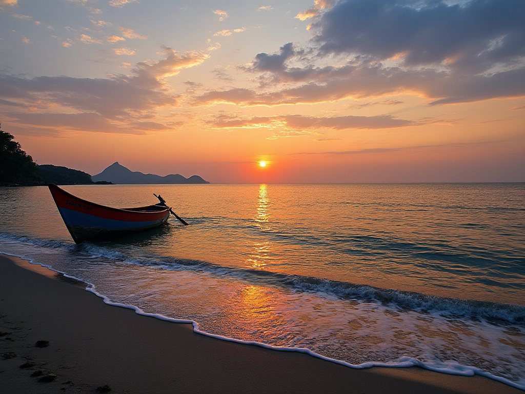 Chonburi, Thailand at Sunrise