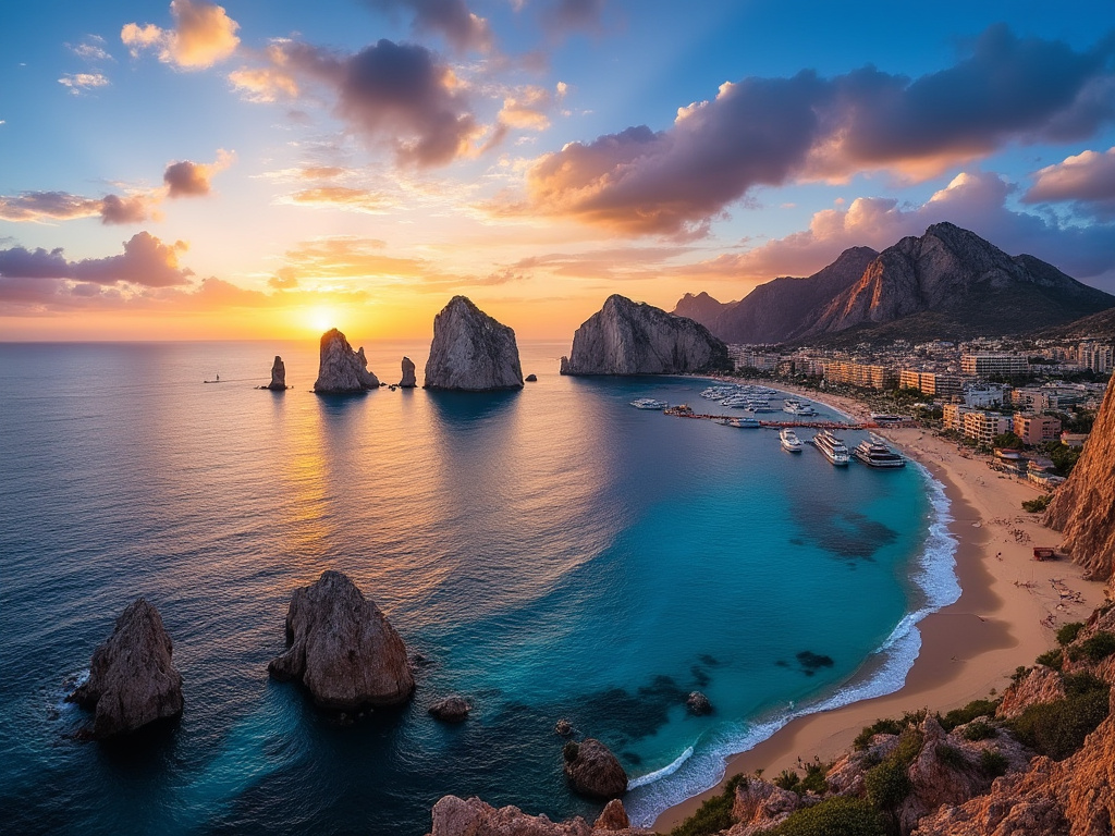 Cabo San Lucas at sunset