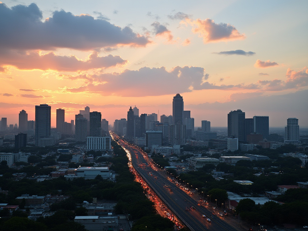 Sunrise in Nuevo Laredo