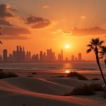 Sunrise in the United Arab Emirates (UAE)