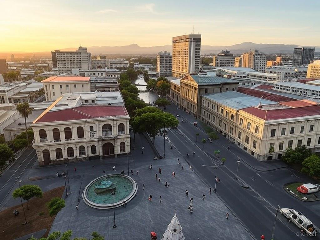 skyline of a city in costa rica