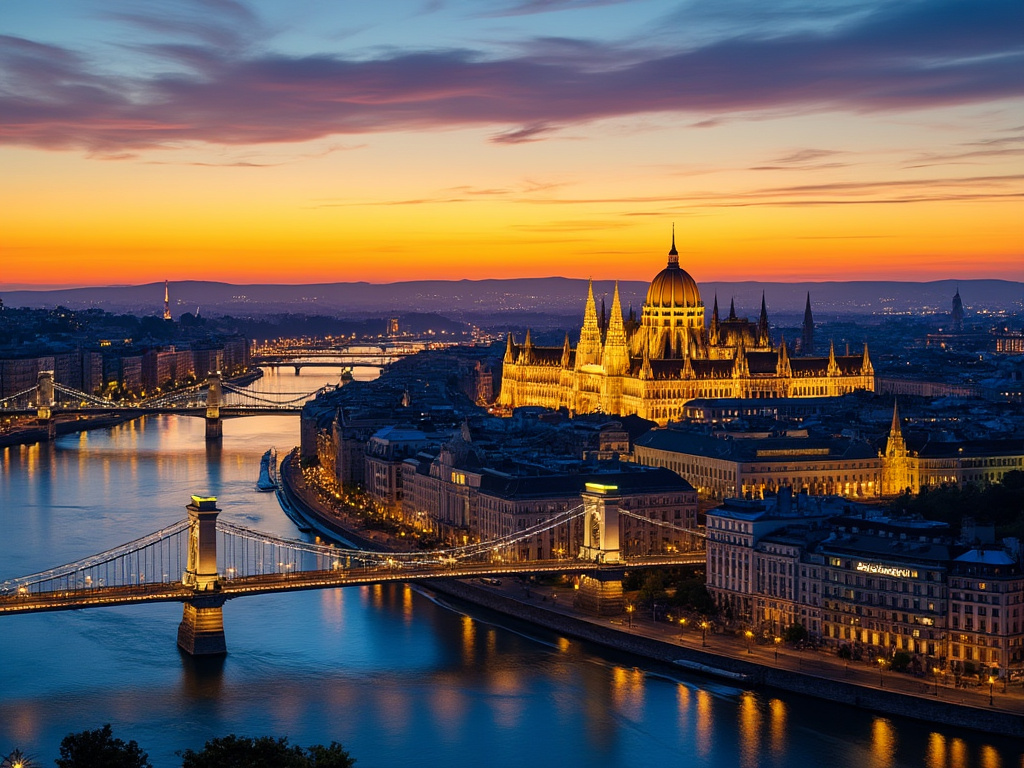 Budapest at Sunset