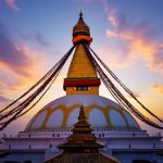 Boudhanath Stupa at sunrise