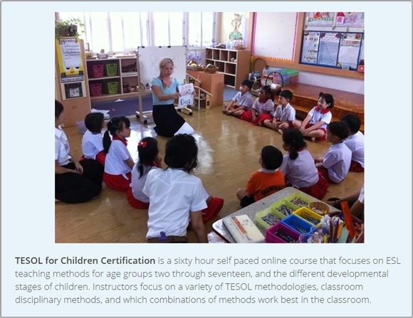 #TeachingEnglish to Children Certification, Jobs, & News, Certification