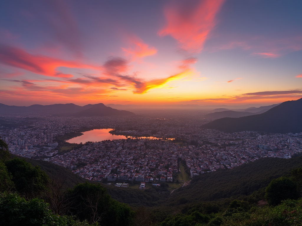 Alajuela at sunset