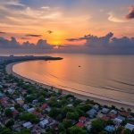 Sihanoukville at sunset