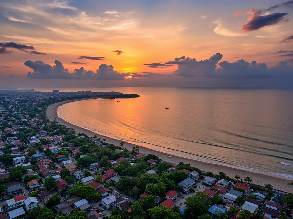 Sihanoukville at sunset