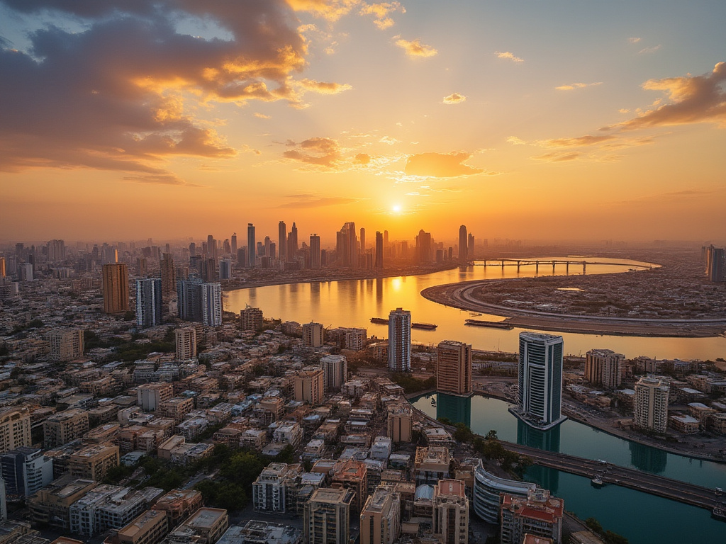 Sharjah at sunset