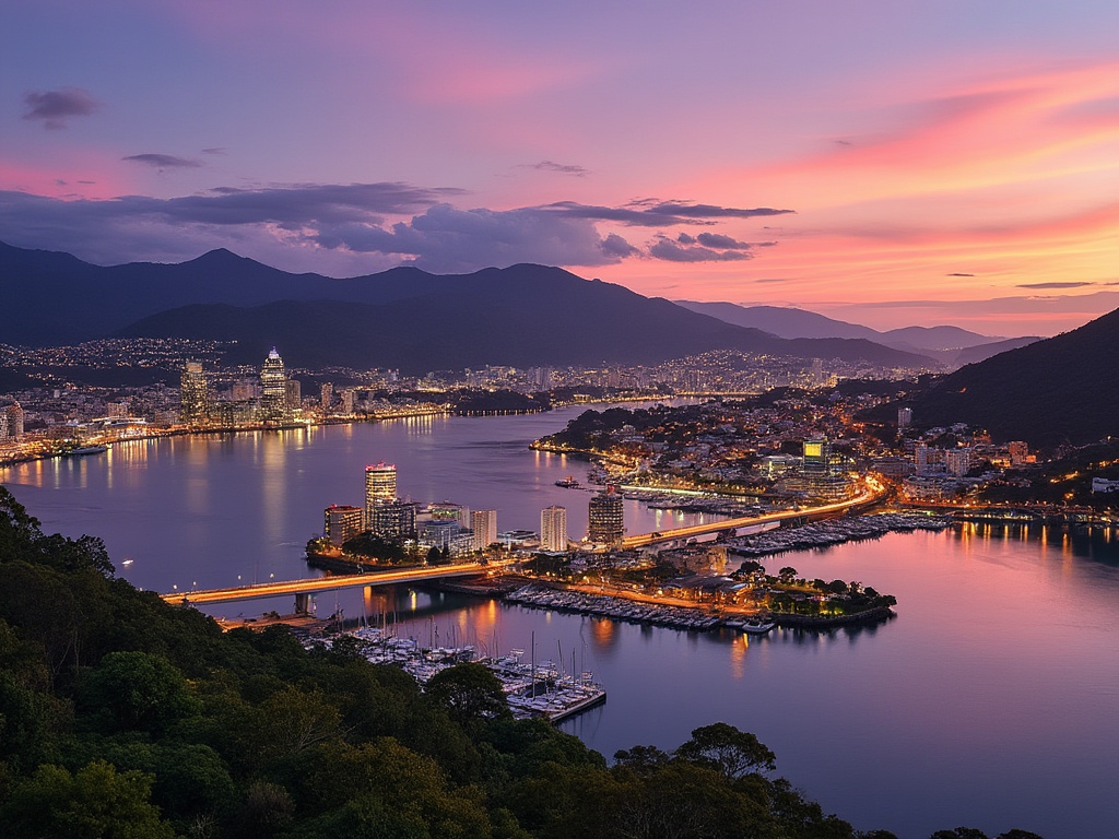 Port Moresby at Sunset