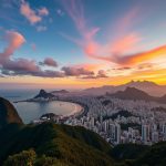 Rio de Janeiro at sunset'