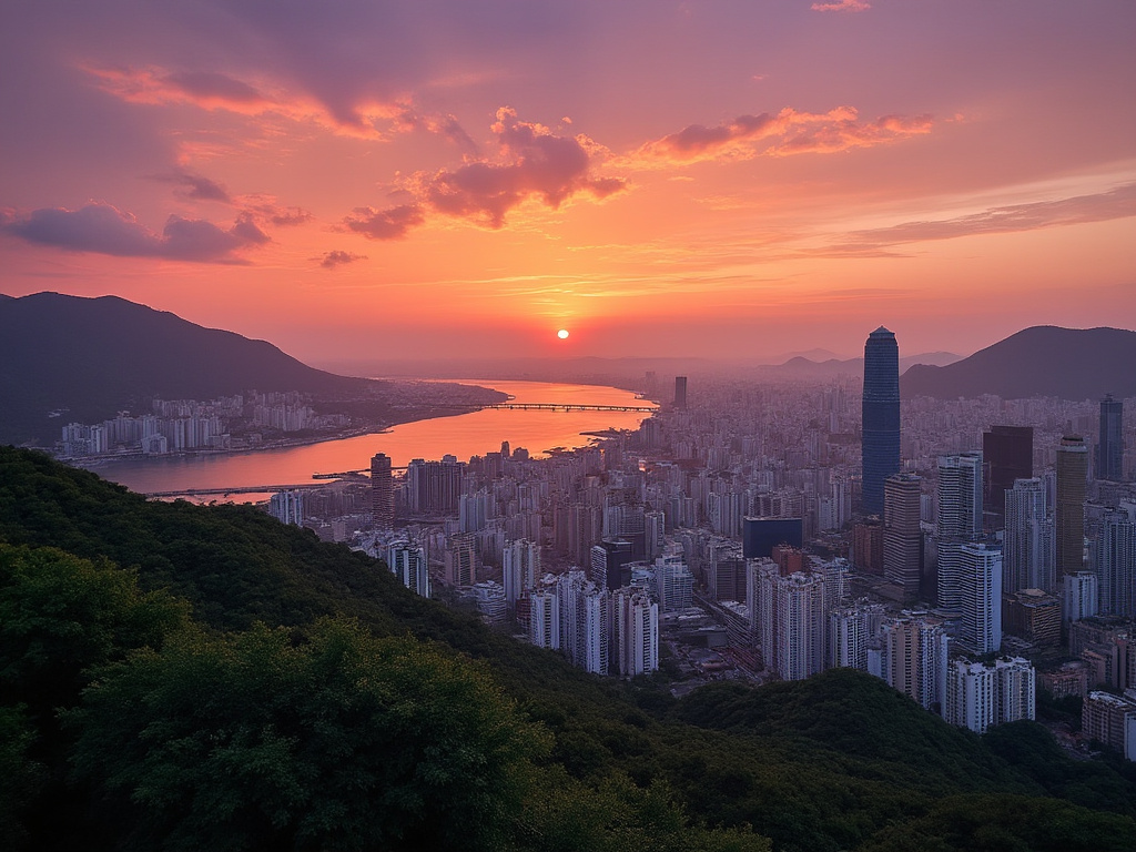 Incheon at sunrise