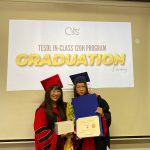 American TESOL Graduates holding certificates