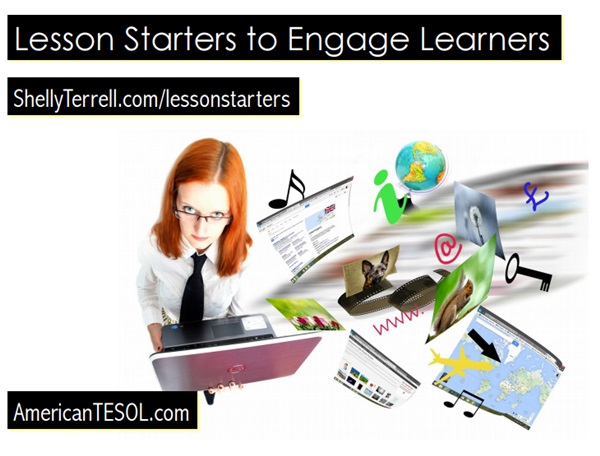 #TESOL Webinar, Lesson Starters to Engage #Learners
