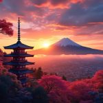 sunrise in japan