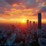 São Paulo, Brazil at sunrise