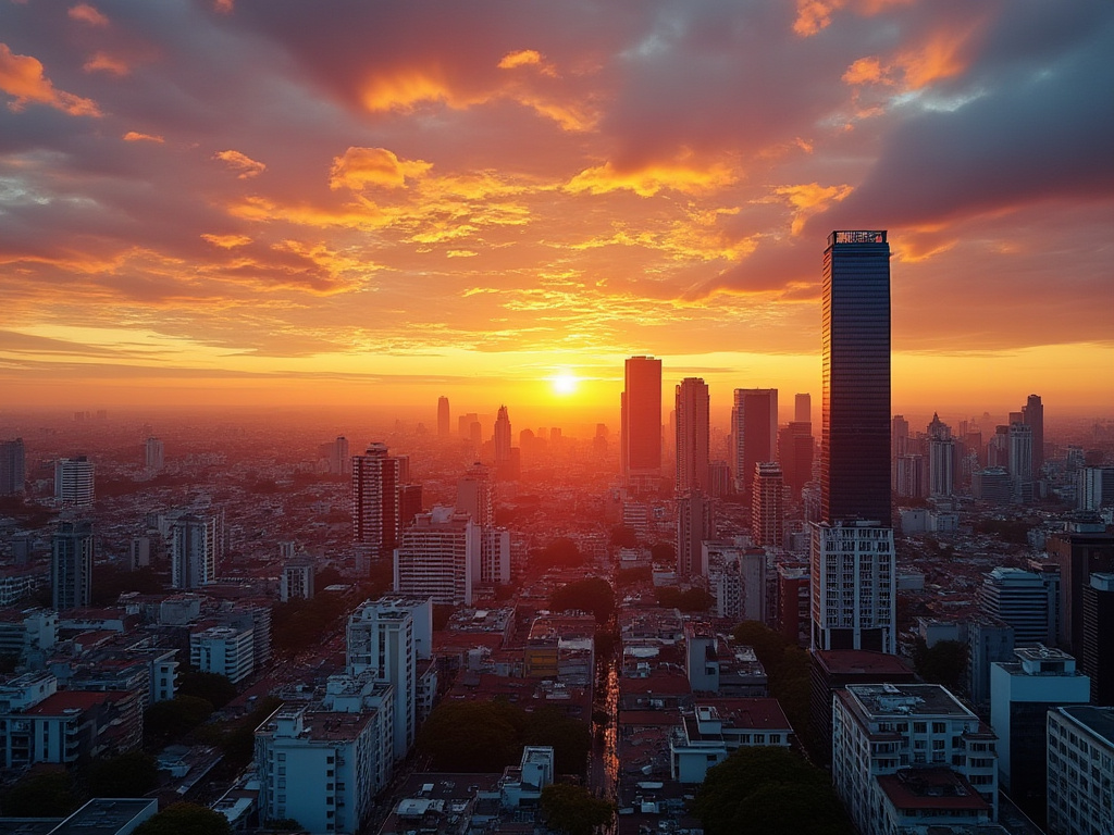 São Paulo, Brazil at sunrise