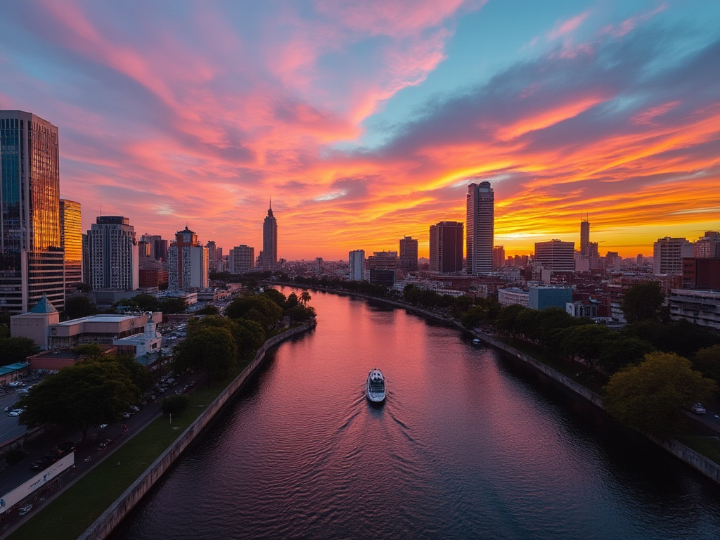 sunrise in Buenos Aires