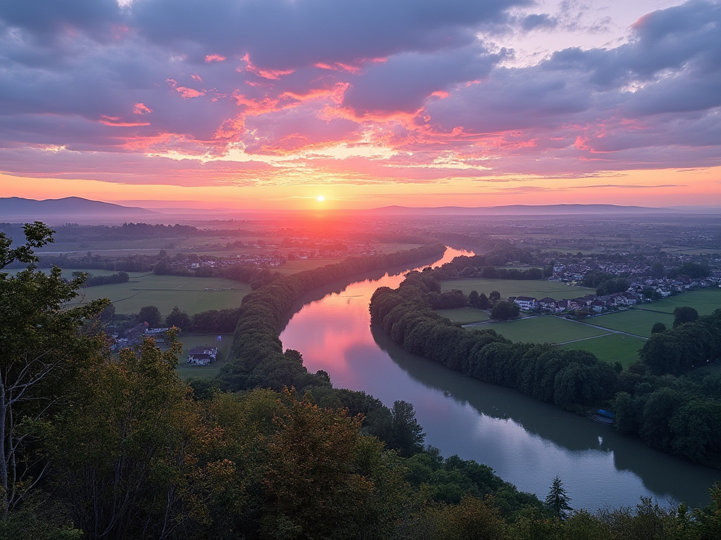 Bor, Serbia at sunrise