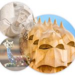 Architecture of Gaudi in Barcelona