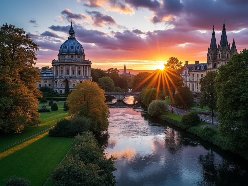 oxford at sunrise