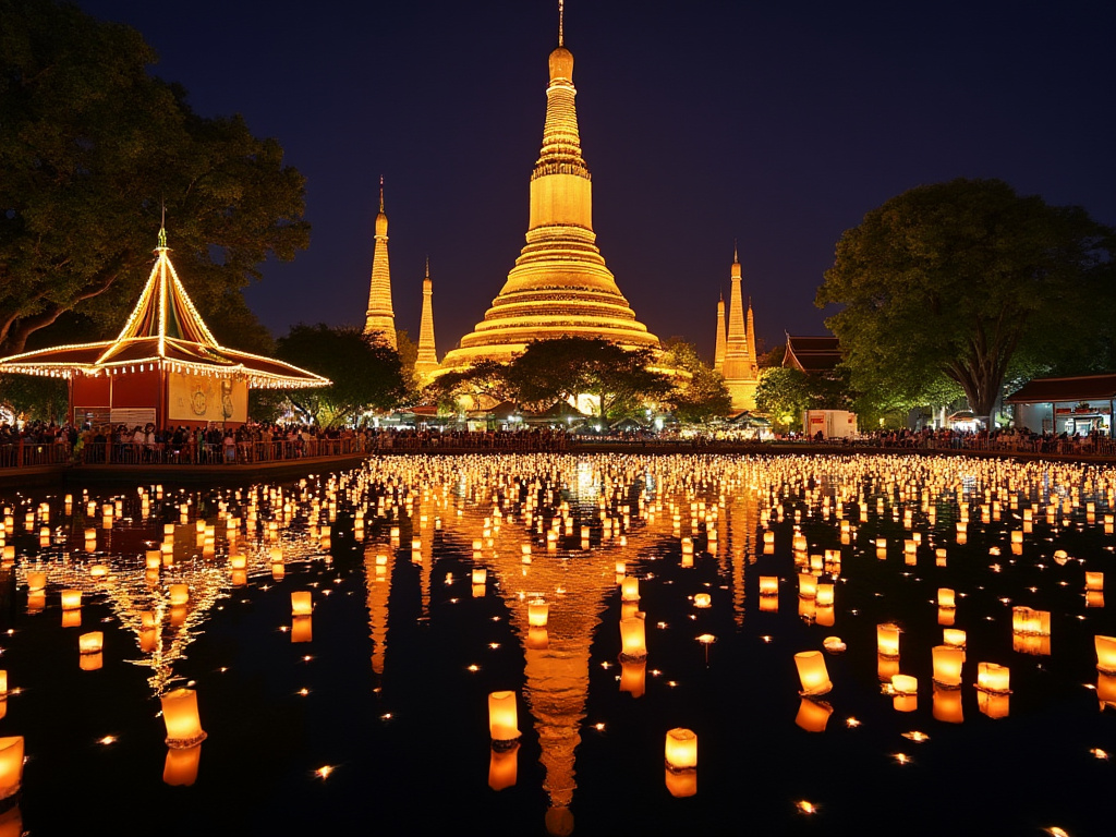 Loi Krathong Festival in Thailand