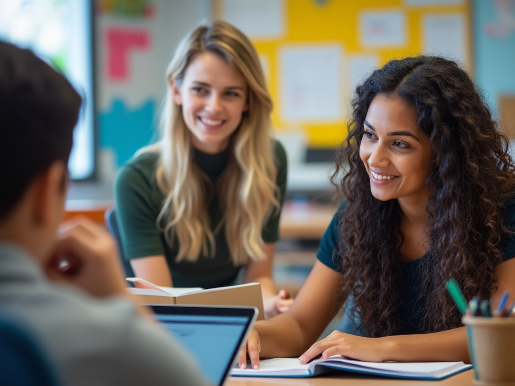 Teacher Inspiring Students