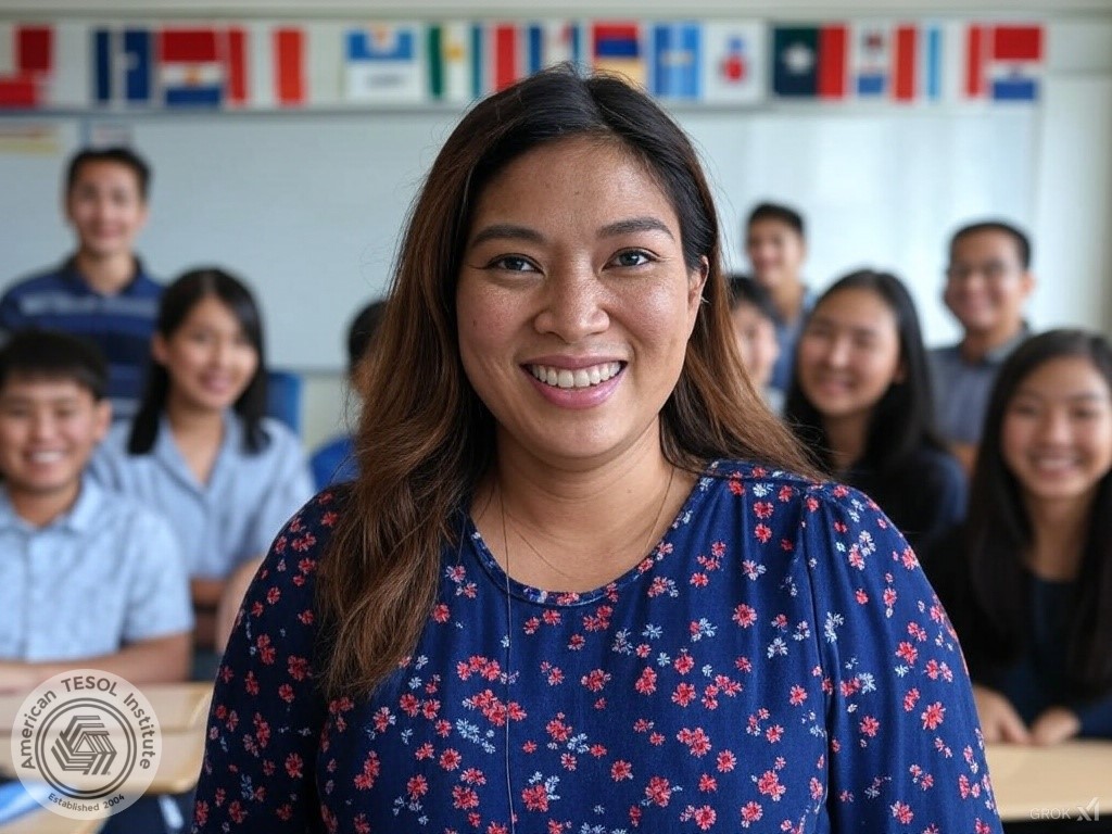 teacher in a classroom