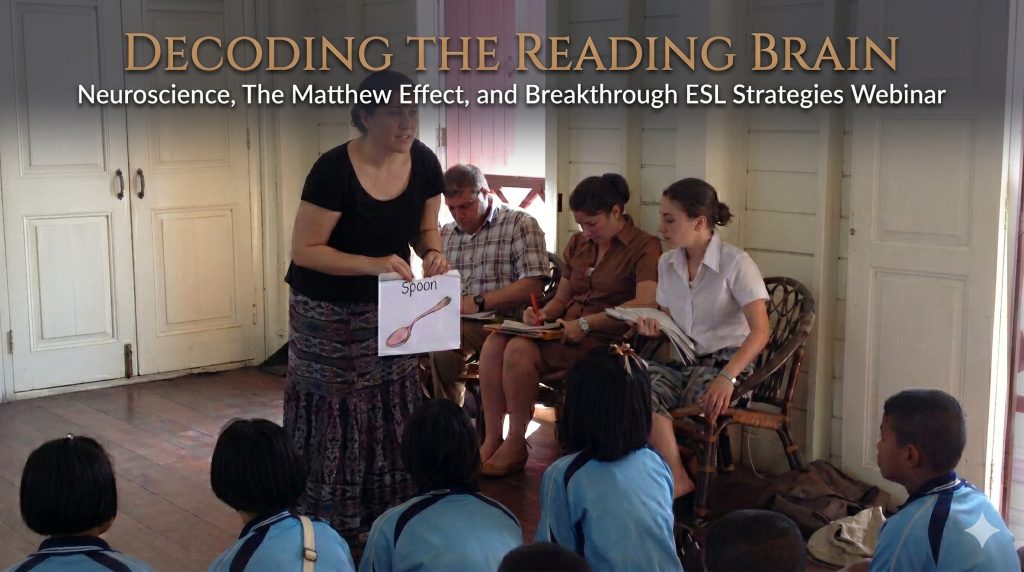 teacher teaching children