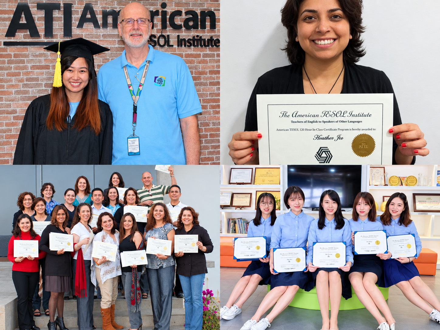 American TESOL teacher instructing globally