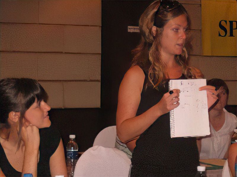 Teacher using modern lexical approach for ESL International students abroad